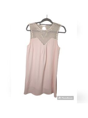 Esley Netted Top Pink Dress Size S